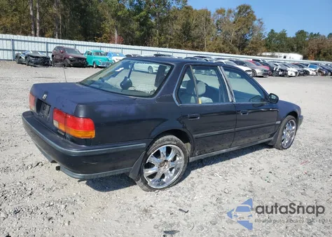 1992 Honda Accord Lx из США, поврежденный, VIN 1HGCB7655NA031167